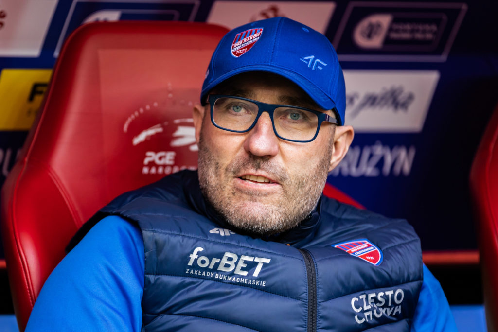 Marek Papszun coach of Rakow seen during the Fortuna Polish