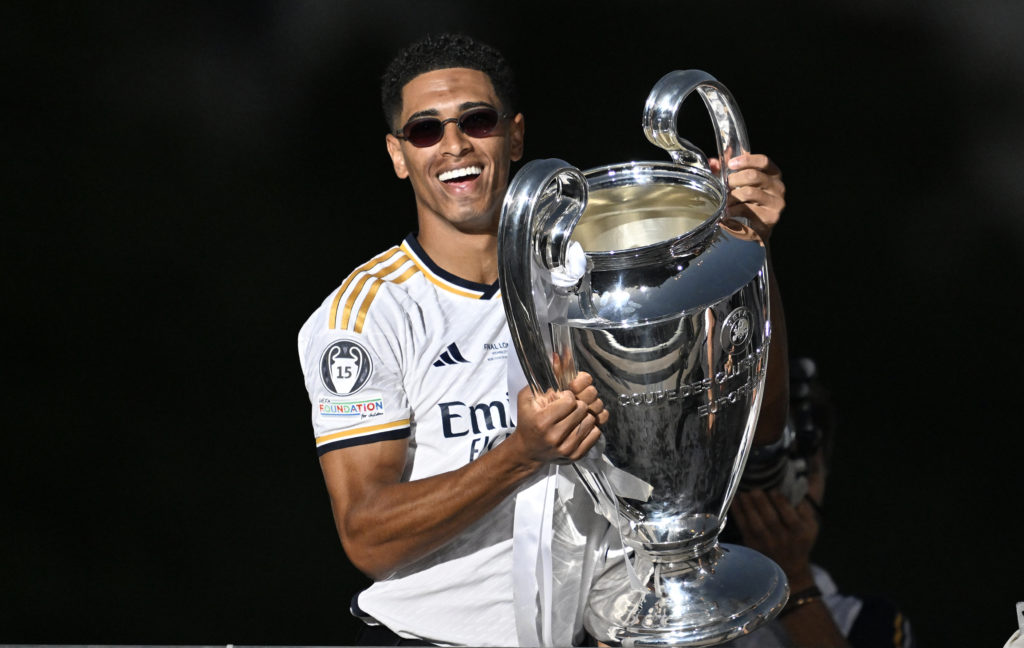 Real Madrid UEFA Champions League Trophy celebrations