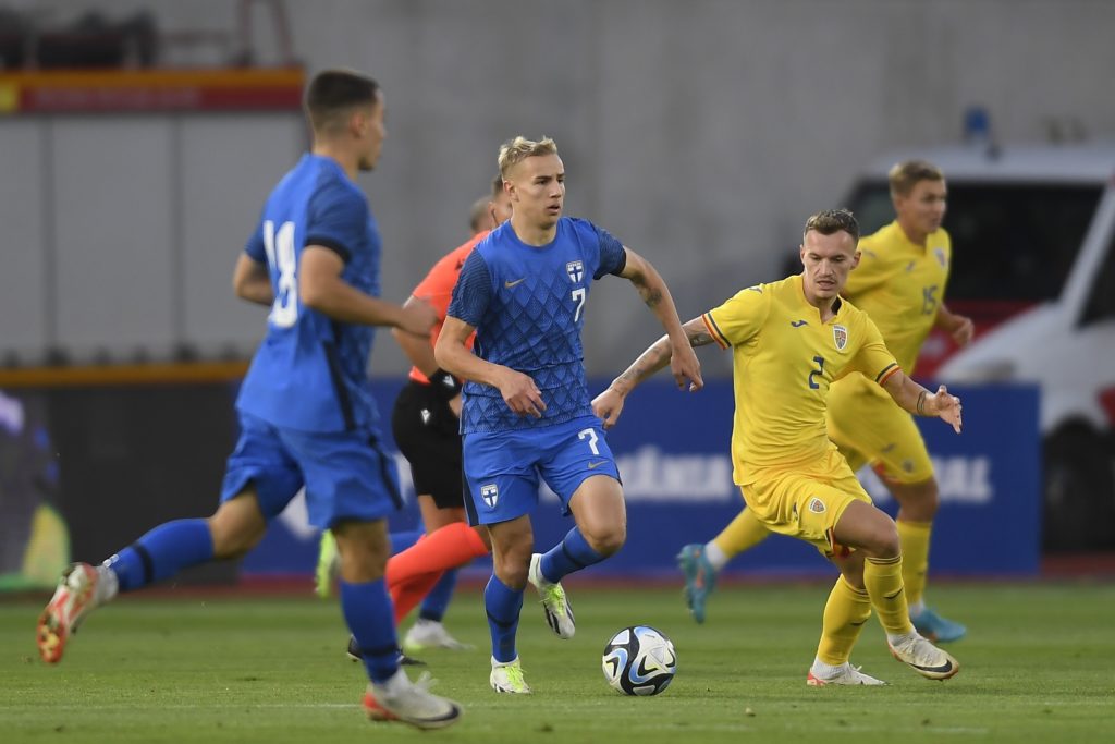 Romania V Finland - UEFA U21 Euro Championship 2025 Qualifying