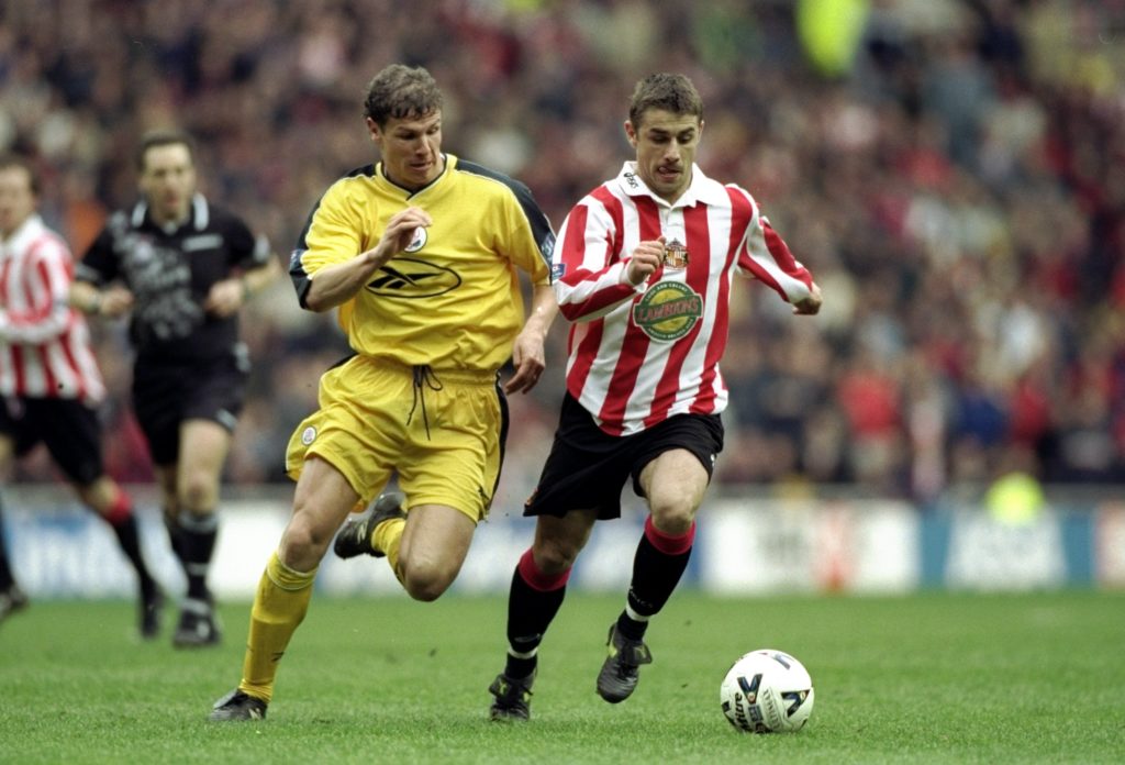 Sunderland v Bolton Kevin Phillips and Neil Cox