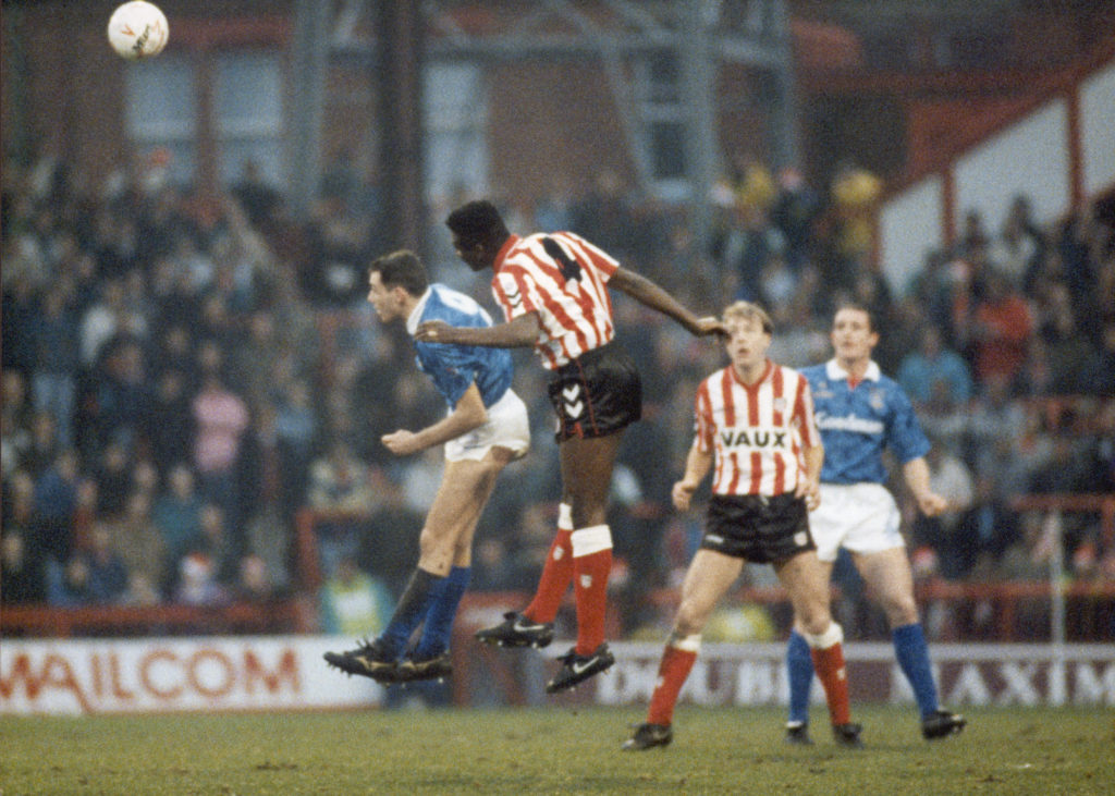 Sunderland V Queens Park Rangers League Division Two Match, 1991